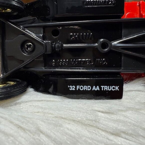 Vintage Coca-Cola x Mattel Metal Red White 1932 Ford AA Truck Spinning Wheels - Picture 11 of 13